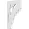Ekena Millwork Wellington Architectural Grade PVC Bracket, 5/8"W X 5"D X 8"H BKTP01X05X08WE - alternate 1